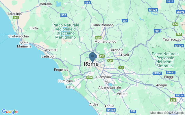 Kaart met locatie De stad Rome